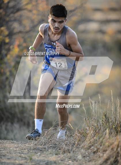 Thumbnail 2 in CHSAA Cross Country 4A Region 4 Boys photogallery.