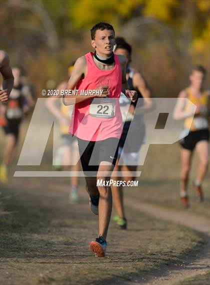 Thumbnail 1 in CHSAA Cross Country 4A Region 4 Boys photogallery.