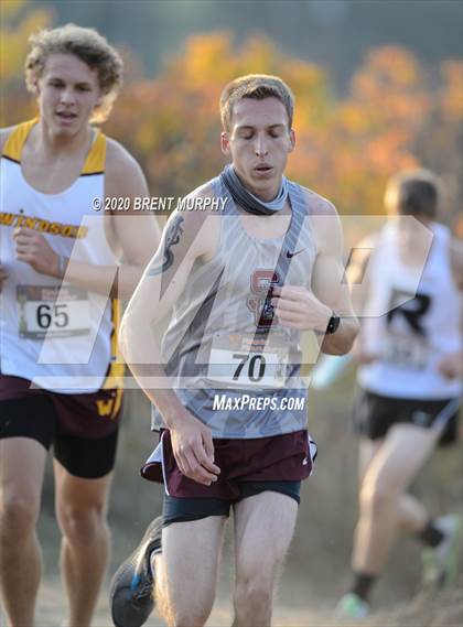 Thumbnail 1 in CHSAA Cross Country 4A Region 4 Boys photogallery.
