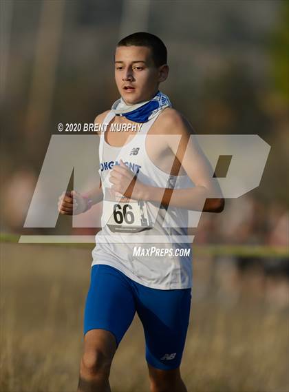 Thumbnail 1 in CHSAA Cross Country 4A Region 4 Boys photogallery.