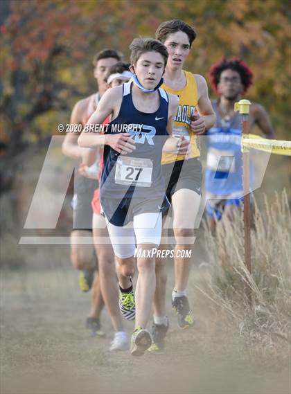 Thumbnail 2 in CHSAA Cross Country 4A Region 4 Boys photogallery.