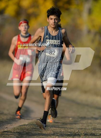 Thumbnail 2 in CHSAA Cross Country 4A Region 4 Boys photogallery.