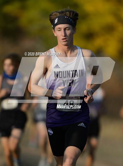 Thumbnail 1 in CHSAA Cross Country 4A Region 4 Boys photogallery.