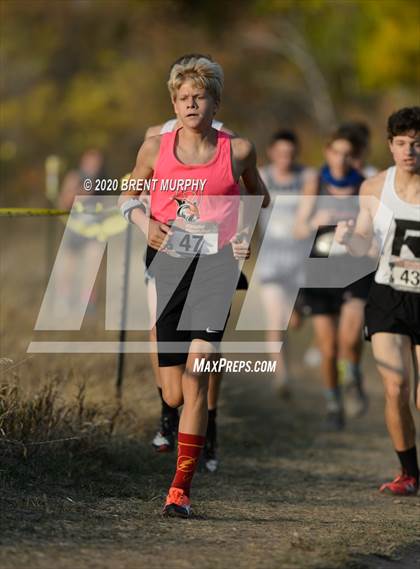 Thumbnail 2 in CHSAA Cross Country 4A Region 4 Boys photogallery.