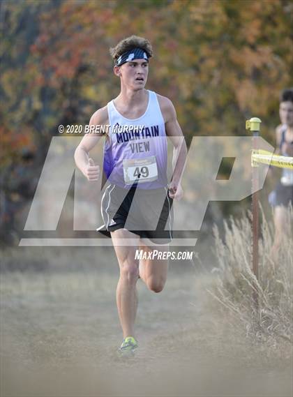 Thumbnail 3 in CHSAA Cross Country 4A Region 4 Boys photogallery.