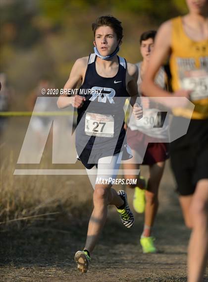 Thumbnail 1 in CHSAA Cross Country 4A Region 4 Boys photogallery.