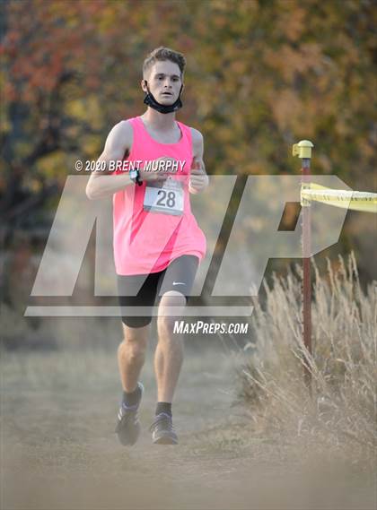 Thumbnail 1 in CHSAA Cross Country 4A Region 4 Boys photogallery.