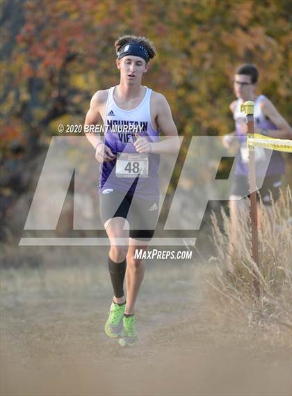 Thumbnail 3 in CHSAA Cross Country 4A Region 4 Boys photogallery.