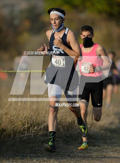 Thumbnail 2 in CHSAA Cross Country 4A Region 4 Boys photogallery.