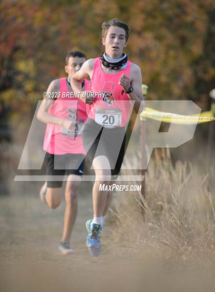 Thumbnail 1 in CHSAA Cross Country 4A Region 4 Boys photogallery.