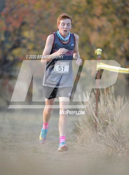 Thumbnail 3 in CHSAA Cross Country 4A Region 4 Boys photogallery.