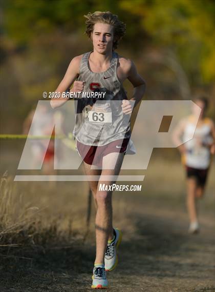Thumbnail 2 in CHSAA Cross Country 4A Region 4 Boys photogallery.