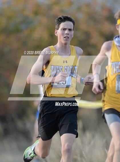 Thumbnail 3 in CHSAA Cross Country 4A Region 4 Boys photogallery.