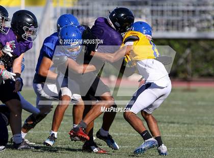 Thumbnail 2 in Bishop Amat vs Rancho Cucamonga (Scrimmage) photogallery.