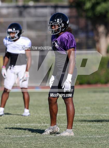 Thumbnail 1 in Bishop Amat vs Rancho Cucamonga (Scrimmage) photogallery.
