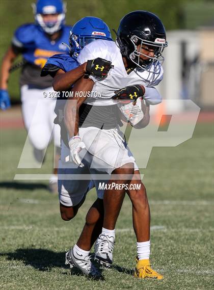 Thumbnail 3 in Bishop Amat vs Rancho Cucamonga (Scrimmage) photogallery.