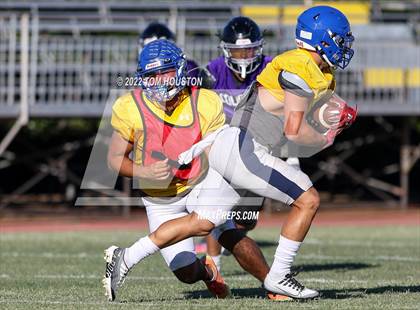 Thumbnail 2 in Bishop Amat vs Rancho Cucamonga (Scrimmage) photogallery.
