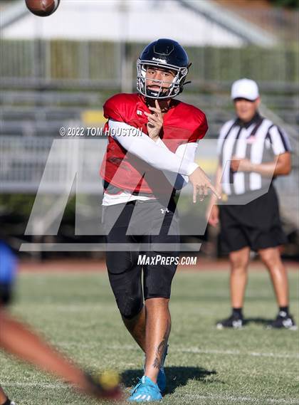 Thumbnail 3 in Bishop Amat vs Rancho Cucamonga (Scrimmage) photogallery.