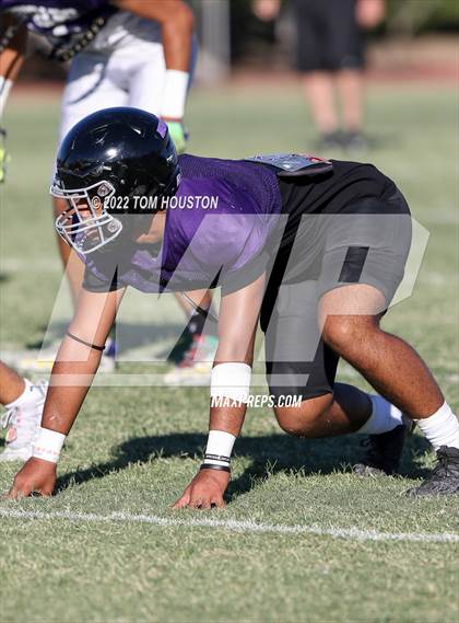 Thumbnail 1 in Bishop Amat vs Rancho Cucamonga (Scrimmage) photogallery.