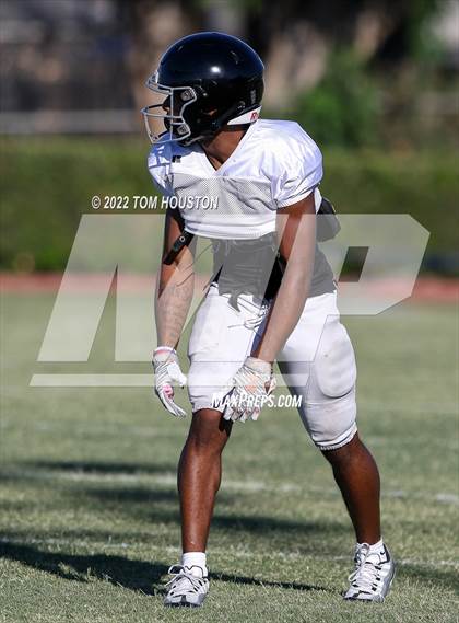 Thumbnail 2 in Bishop Amat vs Rancho Cucamonga (Scrimmage) photogallery.