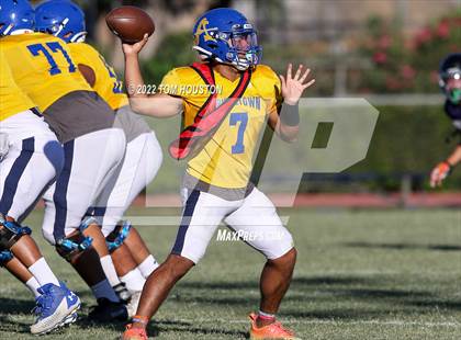 Thumbnail 1 in Bishop Amat vs Rancho Cucamonga (Scrimmage) photogallery.