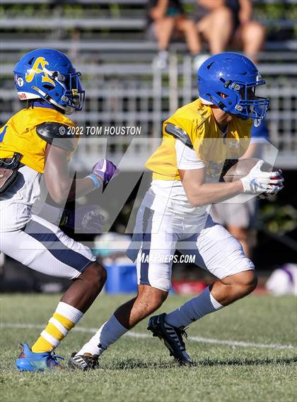 Thumbnail 1 in Bishop Amat vs Rancho Cucamonga (Scrimmage) photogallery.