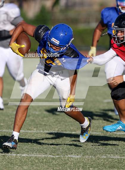 Thumbnail 2 in Bishop Amat vs Rancho Cucamonga (Scrimmage) photogallery.