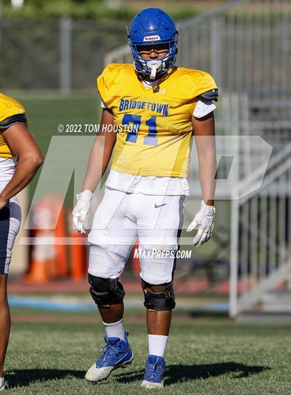 Thumbnail 1 in Bishop Amat vs Rancho Cucamonga (Scrimmage) photogallery.
