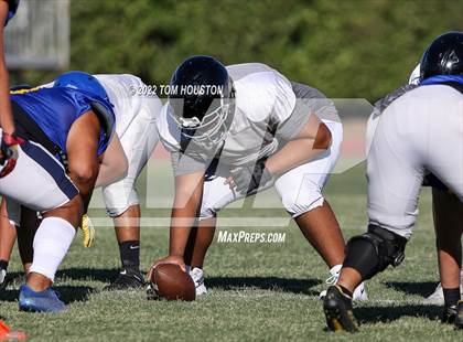 Thumbnail 2 in Bishop Amat vs Rancho Cucamonga (Scrimmage) photogallery.