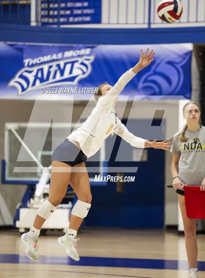 Thumbnail 2 in Notre Dame Academy vs Campbell Co. photogallery.
