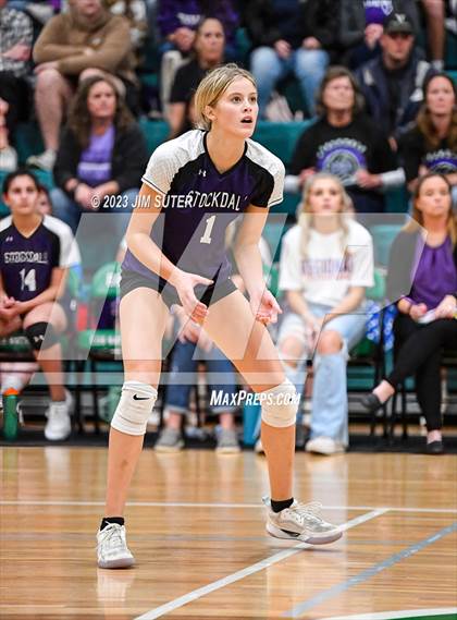 Thumbnail 2 in Schulenburg vs Stockdale  (UIL 2A Region IV Semifinal) photogallery.