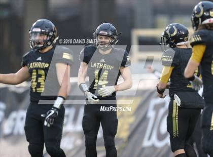 Thumbnail 2 in Lathrop vs. Blair Oaks (MSHSAA Class 2 Show-Me Bowl) photogallery.