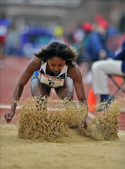 Thumbnail 1 in Penn Relays (Long Jump Final) photogallery.