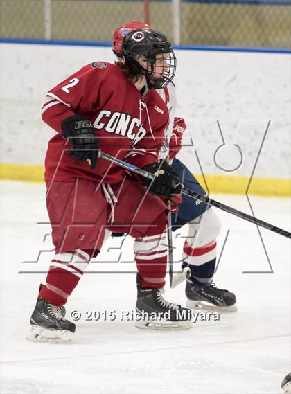 Thumbnail 2 in Manchester Memorial vs. Concord (Bauer Holiday Tournament) photogallery.