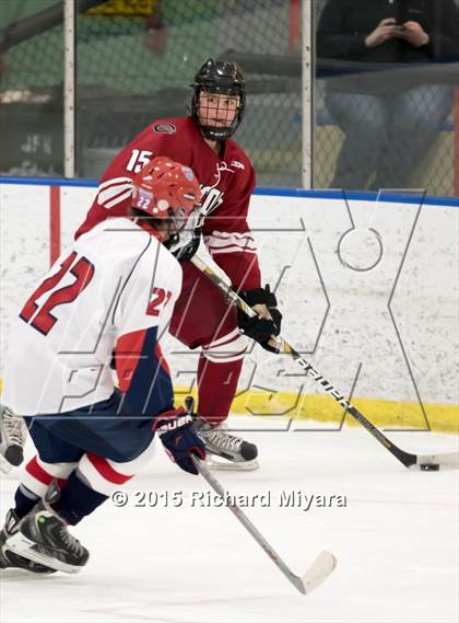 Thumbnail 1 in Manchester Memorial vs. Concord (Bauer Holiday Tournament) photogallery.