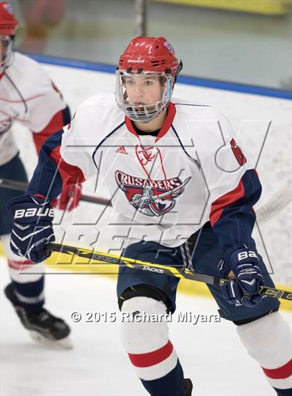 Thumbnail 2 in Manchester Memorial vs. Concord (Bauer Holiday Tournament) photogallery.
