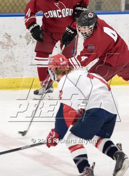 Thumbnail 1 in Manchester Memorial vs. Concord (Bauer Holiday Tournament) photogallery.