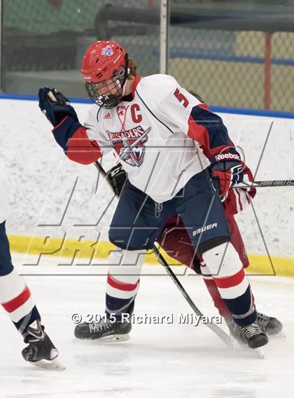 Thumbnail 1 in Manchester Memorial vs. Concord (Bauer Holiday Tournament) photogallery.