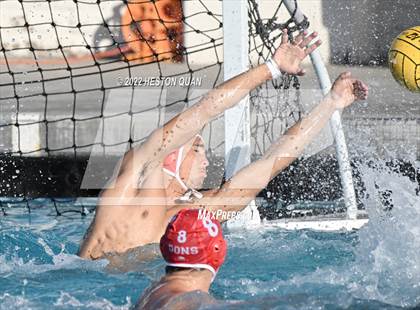 Thumbnail 3 in Cathedral Catholic vs. Woodrow Wilson (South Coast Tournament) photogallery.