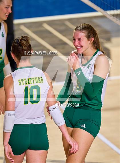 Thumbnail 3 in Stratford vs. Westside (UIL Volleyball 6A D2 Region 3 Bi-District) photogallery.