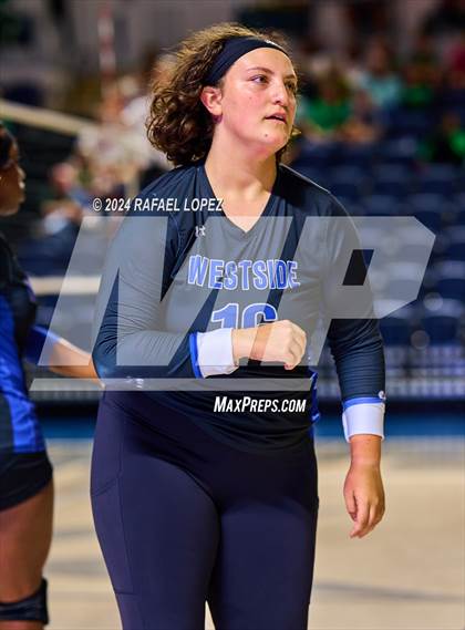 Thumbnail 3 in Stratford vs. Westside (UIL Volleyball 6A D2 Region 3 Bi-District) photogallery.