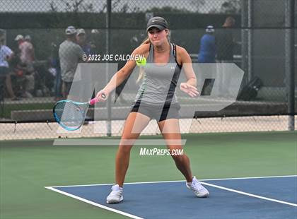 Thumbnail 2 in Peaster vs Wall (UIL 3A Girls Doubles State Finals) photogallery.