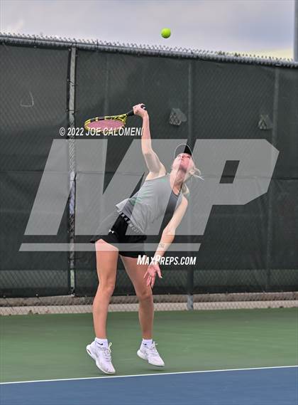 Thumbnail 2 in Peaster vs Wall (UIL 3A Girls Doubles State Finals) photogallery.