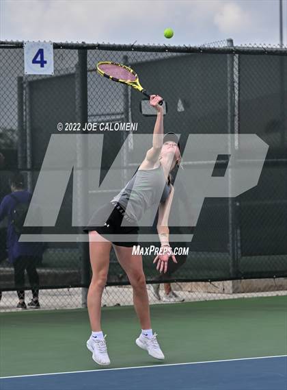 Thumbnail 1 in Peaster vs Wall (UIL 3A Girls Doubles State Finals) photogallery.