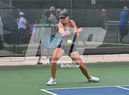 Thumbnail 1 in Peaster vs Wall (UIL 3A Girls Doubles State Finals) photogallery.