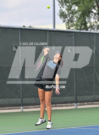 Thumbnail 3 in Peaster vs Wall (UIL 3A Girls Doubles State Finals) photogallery.