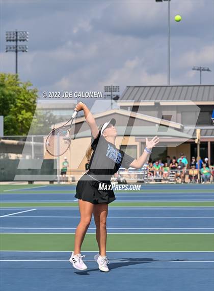 Thumbnail 3 in Peaster vs Wall (UIL 3A Girls Doubles State Finals) photogallery.