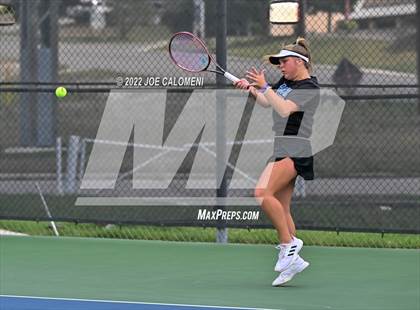 Thumbnail 3 in Peaster vs Wall (UIL 3A Girls Doubles State Finals) photogallery.