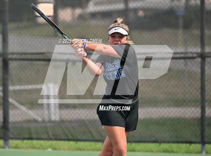 Thumbnail 2 in Peaster vs Wall (UIL 3A Girls Doubles State Finals) photogallery.