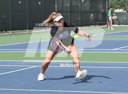 Thumbnail 1 in Peaster vs Wall (UIL 3A Girls Doubles State Finals) photogallery.
